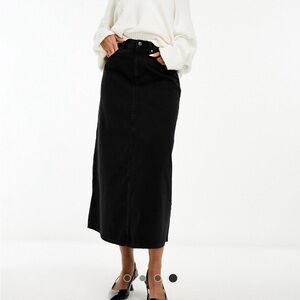ASOS Black Denim Skirt